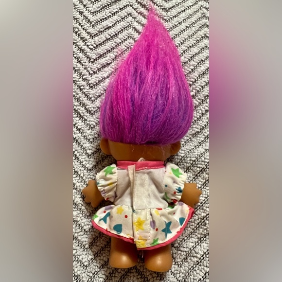 RUSS My Lucky Star Troll Sundress Troll Doll, Violet/Pink Hair - Picture 3 of 7